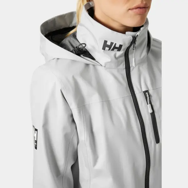 W CREW HOODED JACKET 2.0 GREY FOG – Bild 4