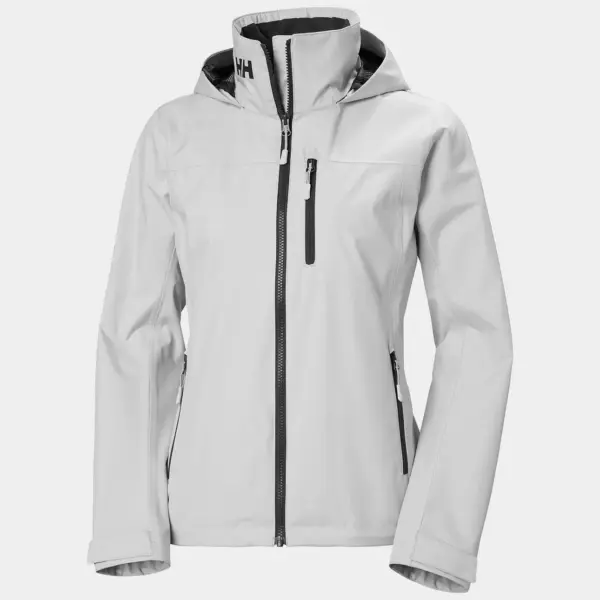 W CREW HOODED JACKET 2.0 GREY FOG – Bild 7