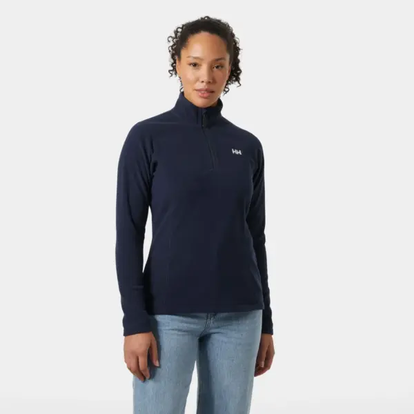 W DAYBREAKER 1/2 ZIP FLEECE NAVY