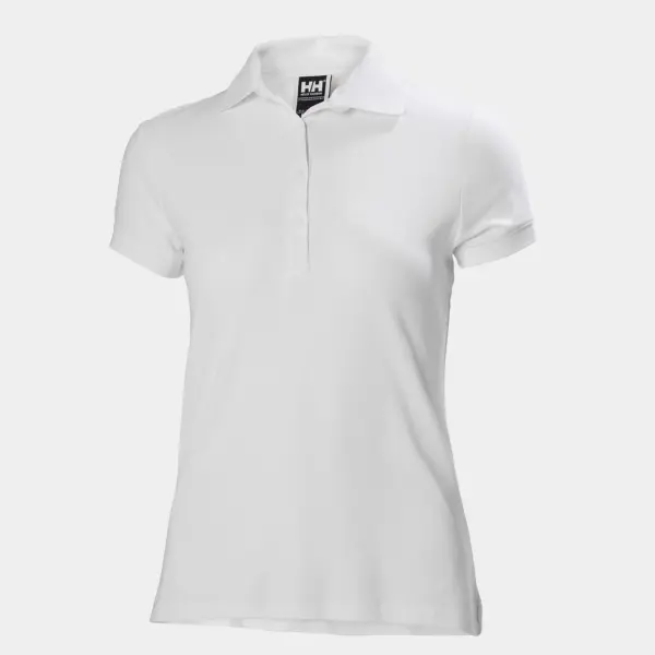 W CREWLINE POLO WHITE