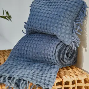 Beach Cushion Ola – BLUE – 20×30