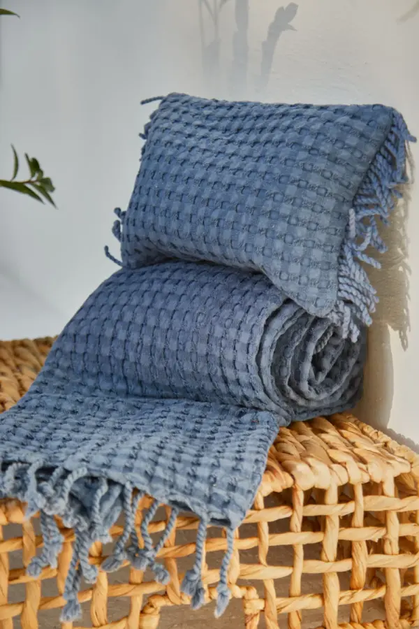Beach Cushion Ola - BLUE - 20x30 – Bild 2