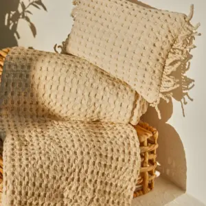 BEACH CUSHION OLA – ECRU – 20X30