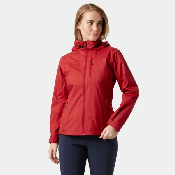 W CREW HOODED JACKET RED