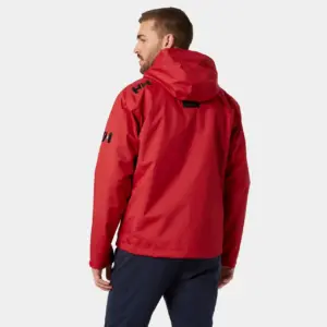 M CREW JACKET HOODED RED
