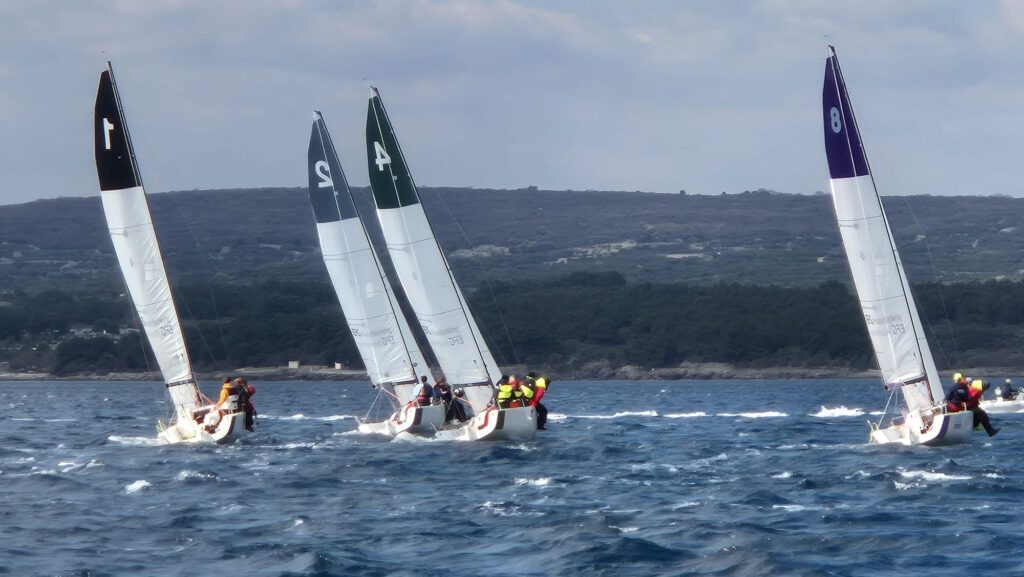 J/70 Regattatraining des Steirischen Segelverbandes mit IN2THEBLUE in Punat, Insel Krk