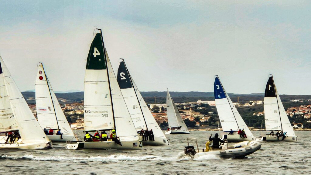 J/70 Regattatraining des Steirischen Segelverbandes mit IN2THEBLUE in Punat, Insel Krk