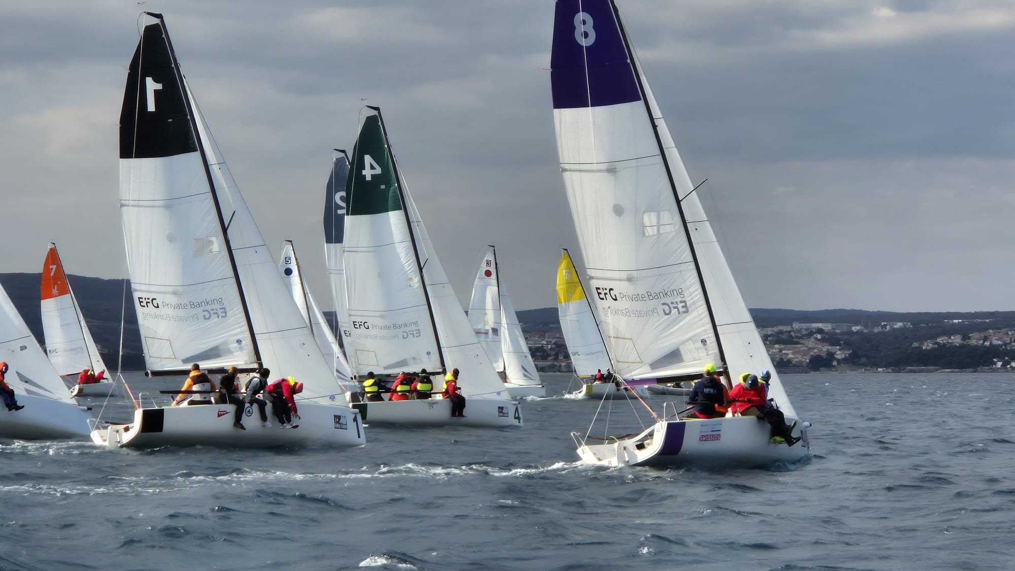 J/70 & Dehler 38 Regatta Training in Punat: The Styrian Sailing Association Visits IN2THEBLUE