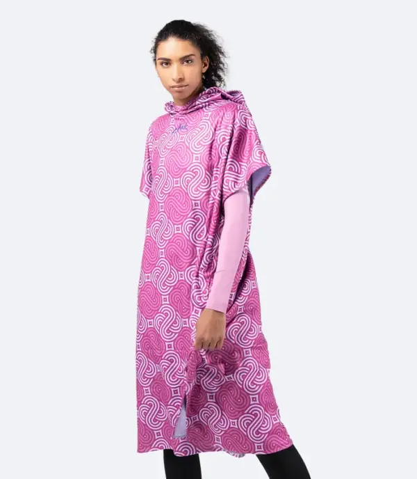 HOODED TOWEL PINK