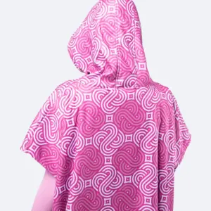 HOODED TOWEL PINK