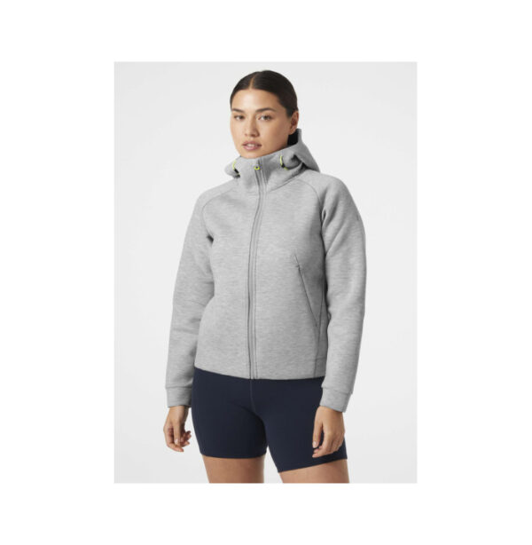 W HP OCEAN FZ JACKET 2.0 GREY MELANGE